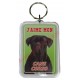 Porte clé J'aime mon chien - Cane Corso
