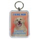 Porte clé J'aime mon chien - Golden Retriever