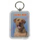 Porte clé J'aime mon chien - Labrador Jaune