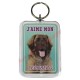 Porte clé J'aime mon chien - Leonberg