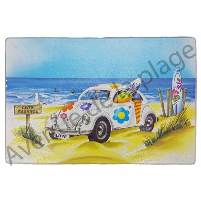 Planche à découper : Cox à la plage