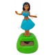 Danseuse Tahitienne solaire bleue.