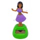 Danseuse Tahitienne solaire mauve.