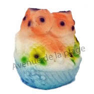 Sujet baromètre bébés chouettes dans le nid