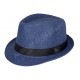 Chapeau style borsalino bleu marine pour fille et garçon.