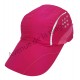 Casquette de sport fuschia en polyester pour adulte