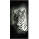 Serviette de plage "Tigre blanc"