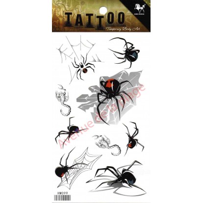 Tatouage enfant Araignée