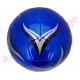 Ballon de football pro brillant bleu.