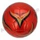 Ballon de football pro brillant rouge.
