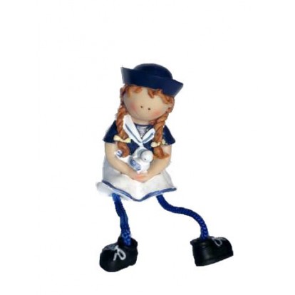 Enfant en habits marin 7 cm