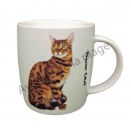 Mug chat Toyger roux et noir