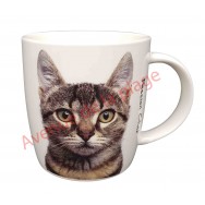 Mug tête de chat tigré