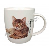 Mug chat tigré couché