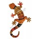 Lézard Mexicain mural 20 cm en résine, modèle B.