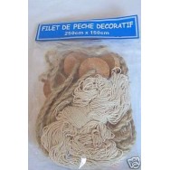 Filet de pêche corde 150 x 250 cm + flotteurs