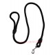 Laisse pour chien en corde noire