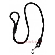 Laisse pour chien en corde noire