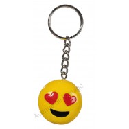 Porte clés émoticône amoureux