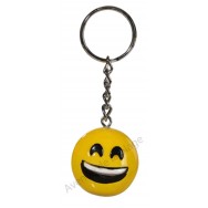 Porte clés émoticône heureux