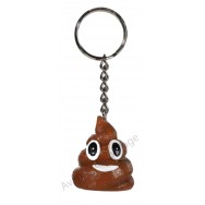 Porte clés émoticône Caca Poo