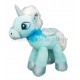 Peluche licorne turquoise.