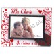 Cadre photo "Ma chérie je t'aime à la folie"