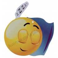 Pancarte Émoticône dormeur
