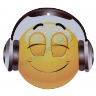 Pancarte Émoticône casque audio