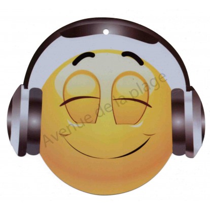 Pancarte Émoticône casque audio