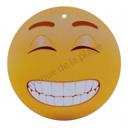 Pancarte Émoticône grand sourire