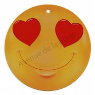 Pancarte Émoticône amoureux