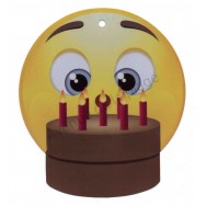 Pancarte Émoticône anniversaire