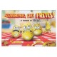 Planche à découper humoristique "Aujourd'hui c'est frites !"