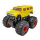 Voiture pour enfant Monster truck jaune, modèle C.