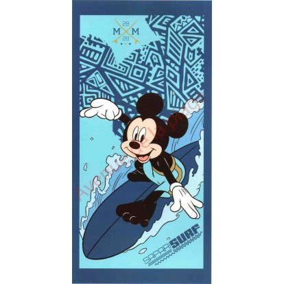 Serviette de plage Mickey Safari Surf