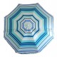 Parasol de plage anti UV multicolore 180 cm modèle A