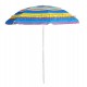 Parasol de plage anti UV multicolore 180 cm modèle B