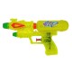 Pistolet à eau double jets pour enfant 20 cm jaune.