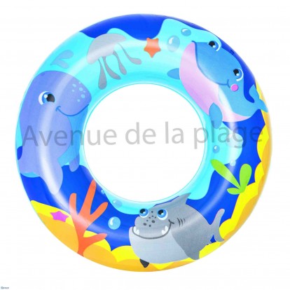 Bouée pour enfant 51 cm bleue.