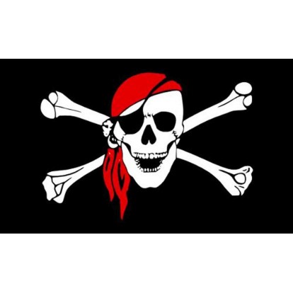 Drapeau pirate, pavillon pirate corsaire