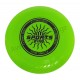 Disque volant Frisbee vert.