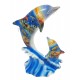 Statuette dauphin et son petit paysage marin A