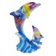 Statuette dauphin et son petit paysage marin B