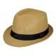 Chapeau style Borsalino camel pour enfant