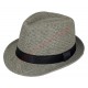 Chapeau style Borsalino gris pour enfant