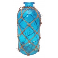 Bouteille géante lumineuse bleue