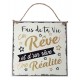 Plaque message "Fais de ta vie un Rêve"